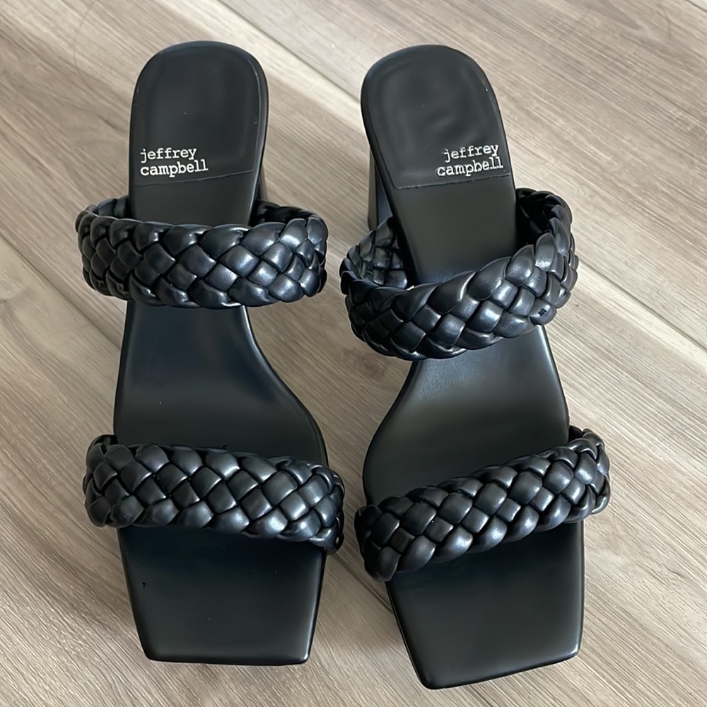 Final price Jeffrey Campbell Braided Heels